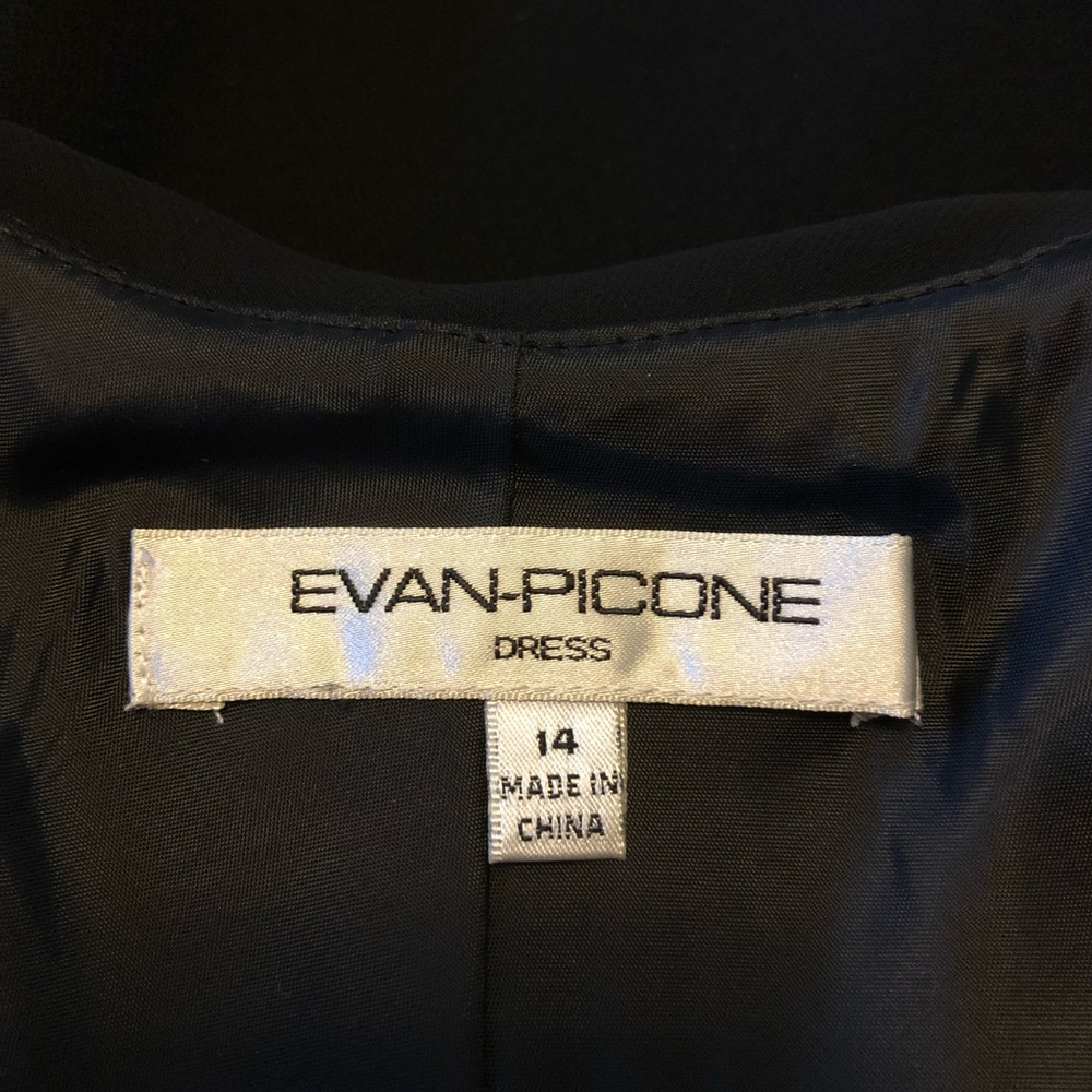 Evan Piccone Black After Five Dress - Picture 12 of 16